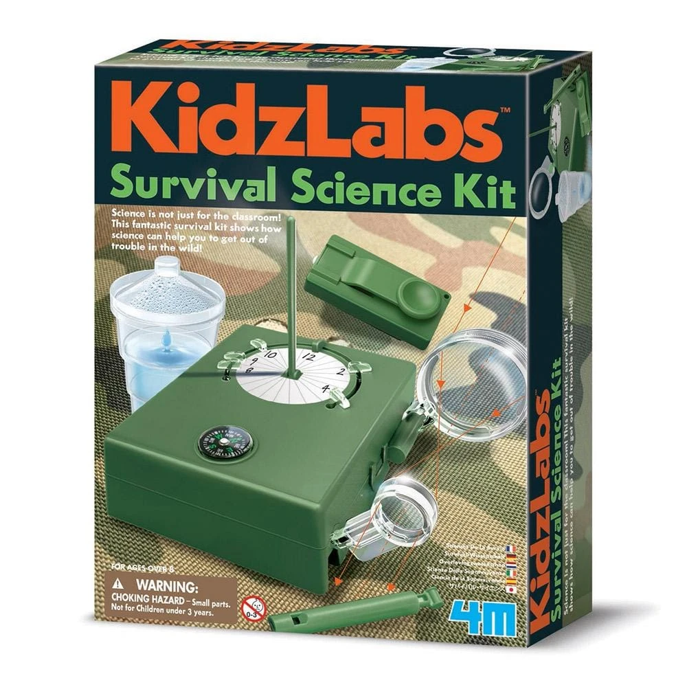 Johnco Gifts For Boys KidzLabs - Survival Science Kit 4 Johnco Gifts For Boys KidzLabs - Survival Science Kit