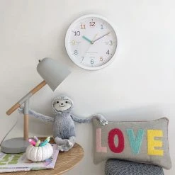 PS Home & Living Learn The Time Silent Kids Wall Clock