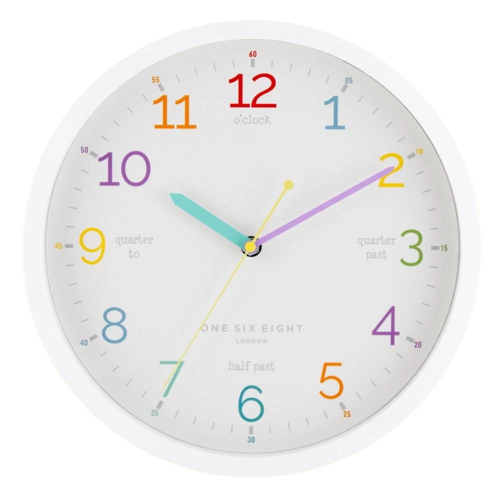 PS Home & Living Learn The Time Silent Kids Wall Clock 4 PS Home & Living Learn The Time Silent Kids Wall Clock