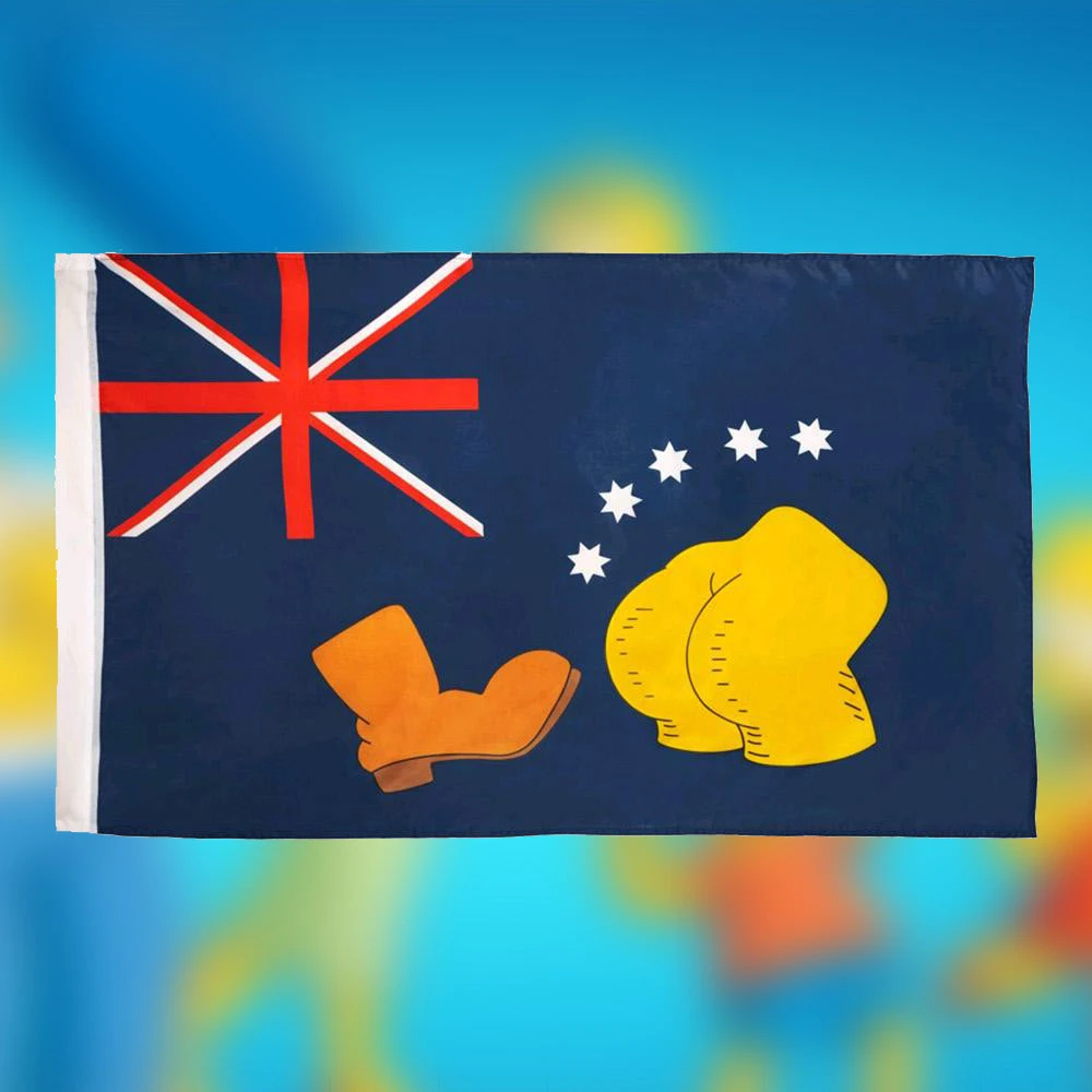 Ikon Collectables The Simpsons Bart Vs Australia Flag Gifts For BFFs 3 Ikon Collectables The Simpsons Bart Vs Australia Flag Gifts For BFFs