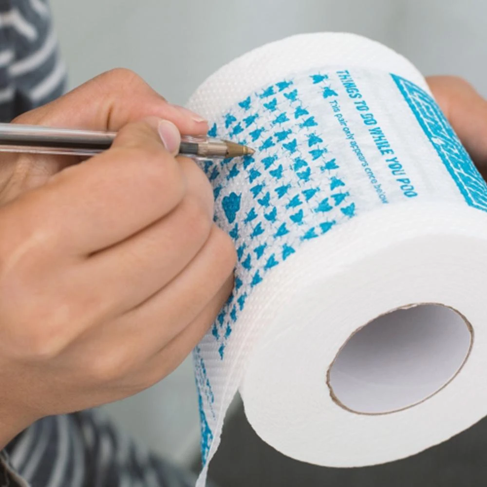 ThumbsUp! Things To Do While You Poo Novelty Toilet Paper 5 ThumbsUp! Things To Do While You Poo Novelty Toilet Paper