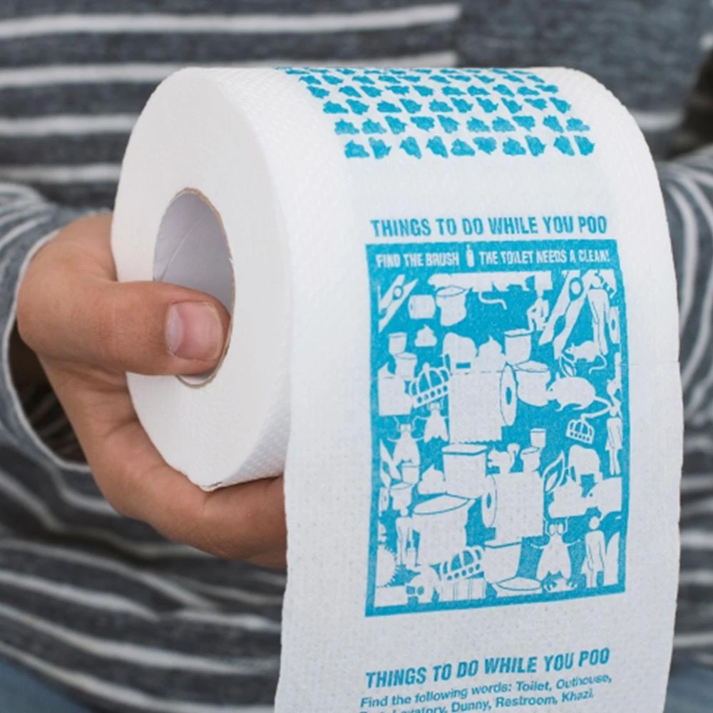 ThumbsUp! Things To Do While You Poo Novelty Toilet Paper 3 ThumbsUp! Things To Do While You Poo Novelty Toilet Paper