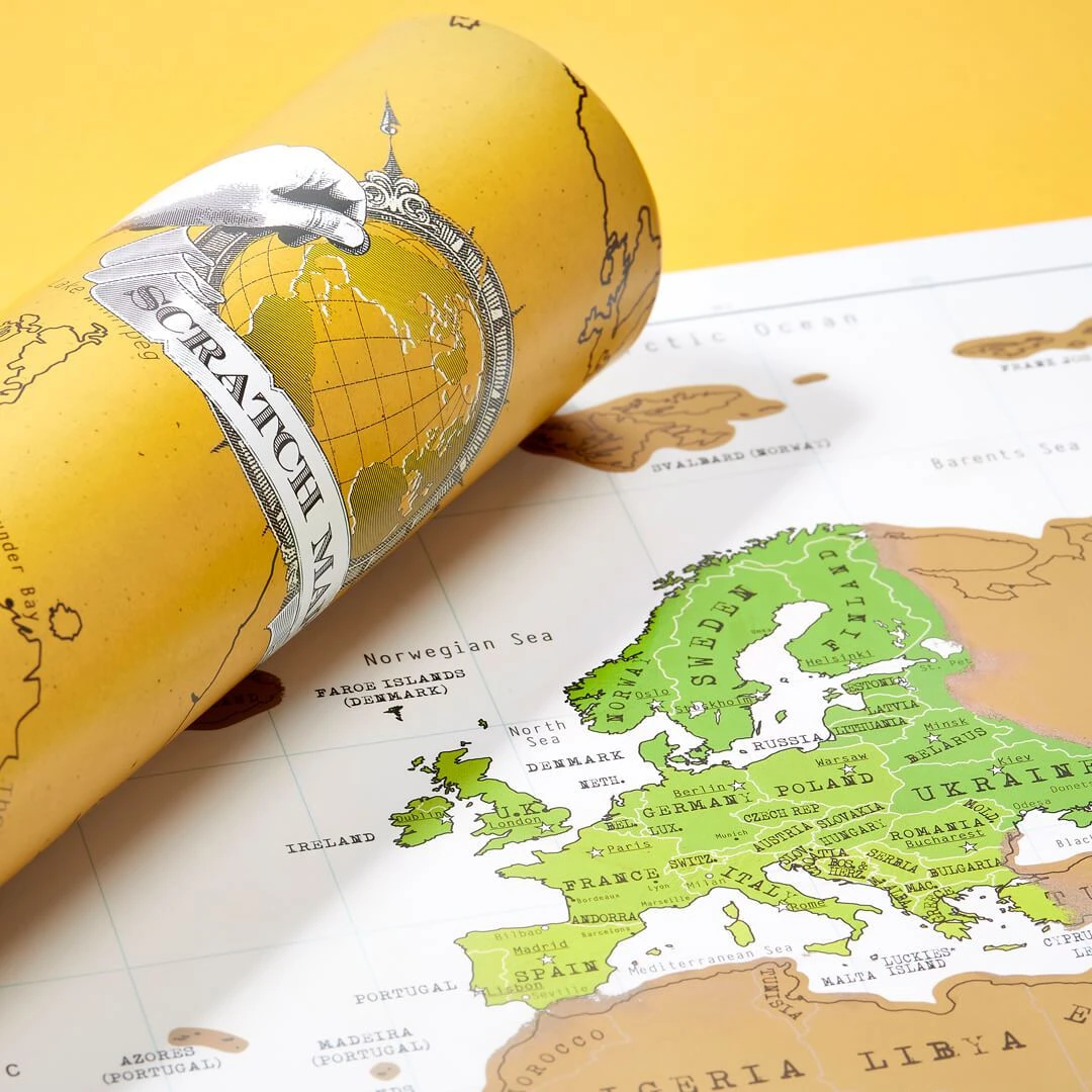 IsAlbi Office Gifts My Travel Scratch Map 5 IsAlbi Office Gifts My Travel Scratch Map