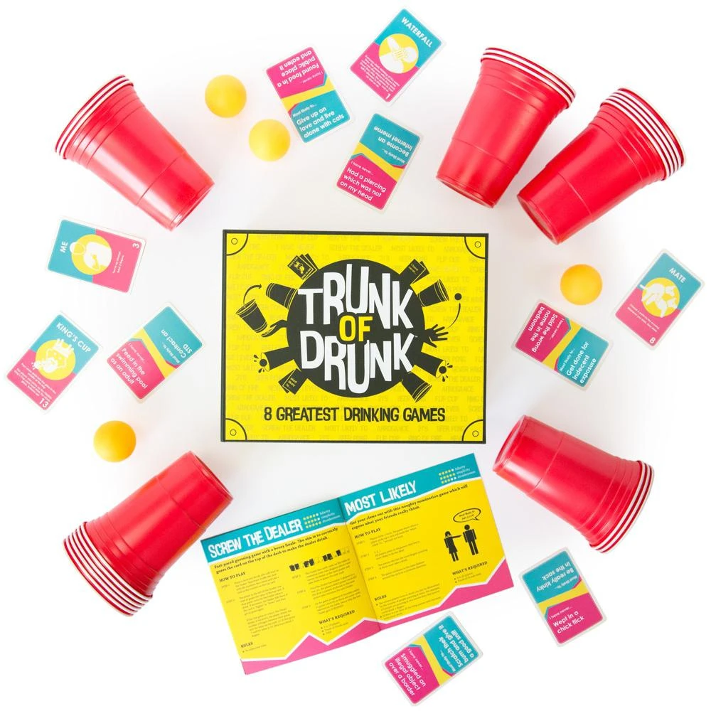 VR Distribution Beer Gifts Trunk Of Drunk: 8 Of The Greatest Drinking Games, Ever 3 VR Distribution Beer Gifts Trunk Of Drunk: 8 Of The Greatest Drinking Games, Ever