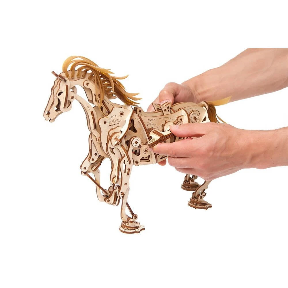 Ugears Mechanical Horse Model Kit Man Cave Gifts 5 Ugears Mechanical Horse Model Kit Man Cave Gifts
