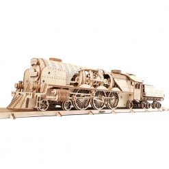 Ugears V-Express Steam Train With Tender Model Kit Science STEM Toys 9 Ugears V-Express Steam Train With Tender Model Kit Science STEM Toys