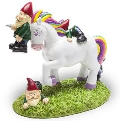 William Valentine Unicorn Attack Garden Gnome 7 William Valentine Unicorn Attack Garden Gnome