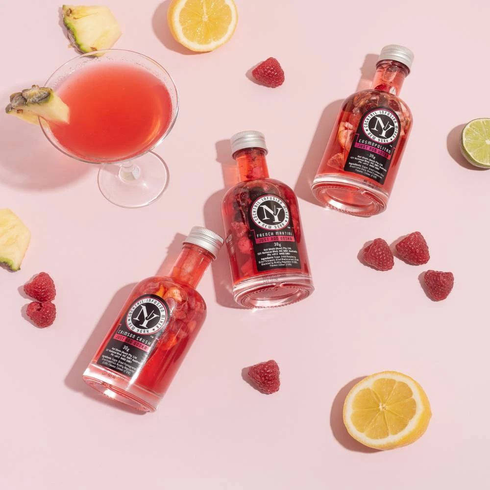 Hot Shots NY Cocktail Vodka Samplers New 3 Hot Shots NY Cocktail Vodka Samplers New