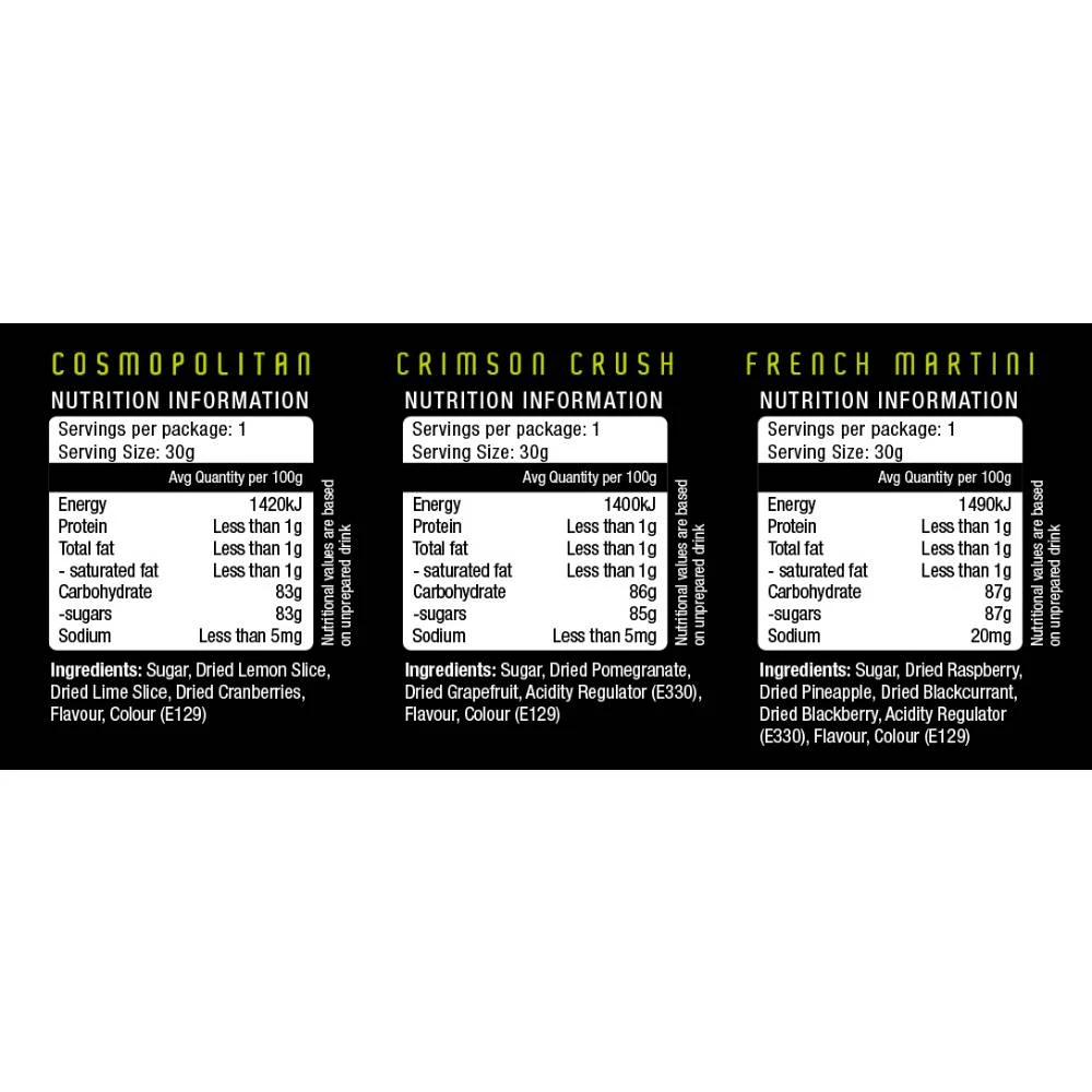 Hot Shots NY Cocktail Vodka Samplers New 7 Hot Shots NY Cocktail Vodka Samplers New