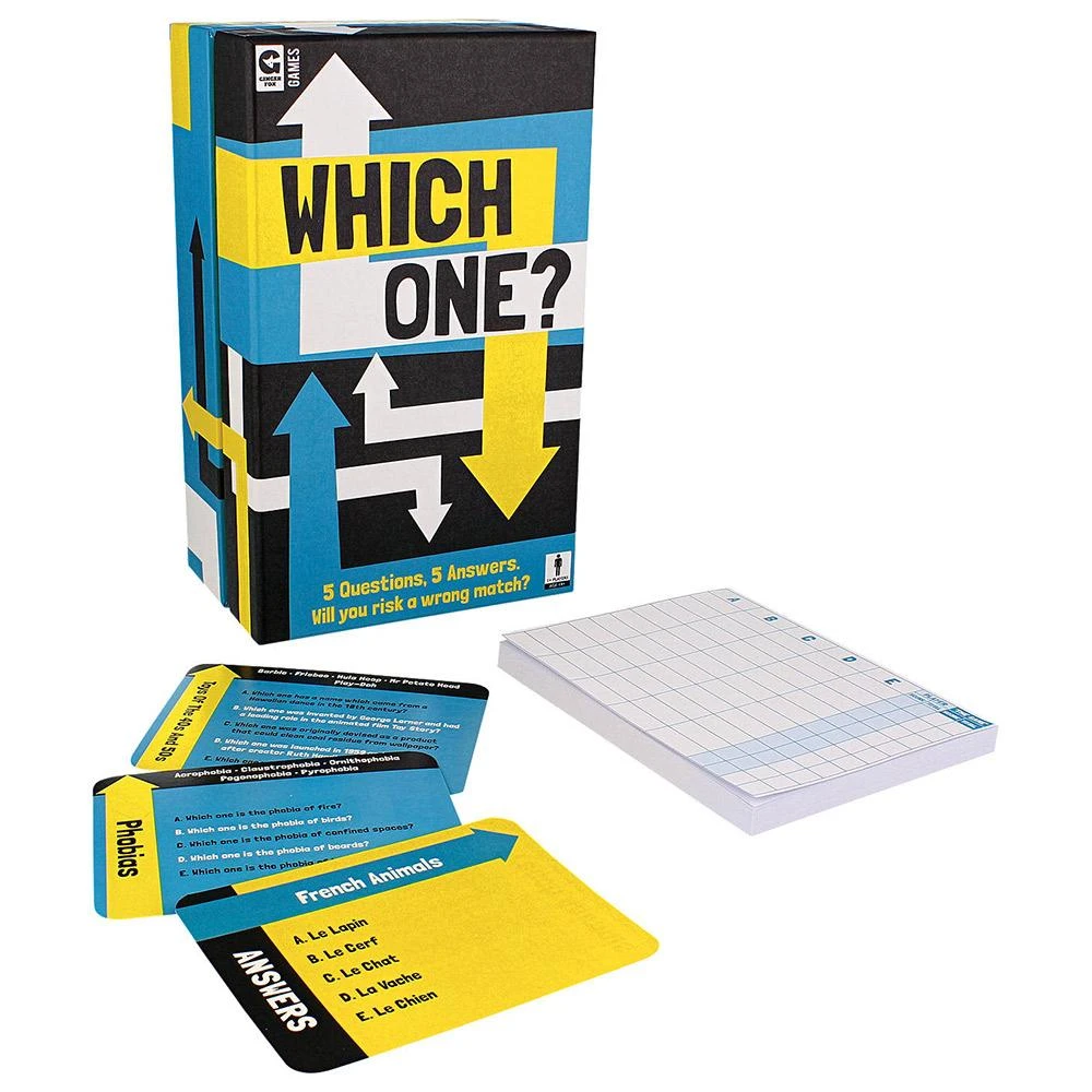 Curated Which One? Trivia Card Game 4 Curated Which One? Trivia Card Game