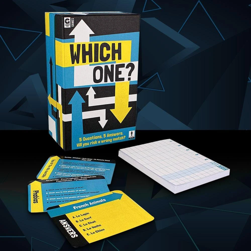 Curated Which One? Trivia Card Game 3 Curated Which One? Trivia Card Game