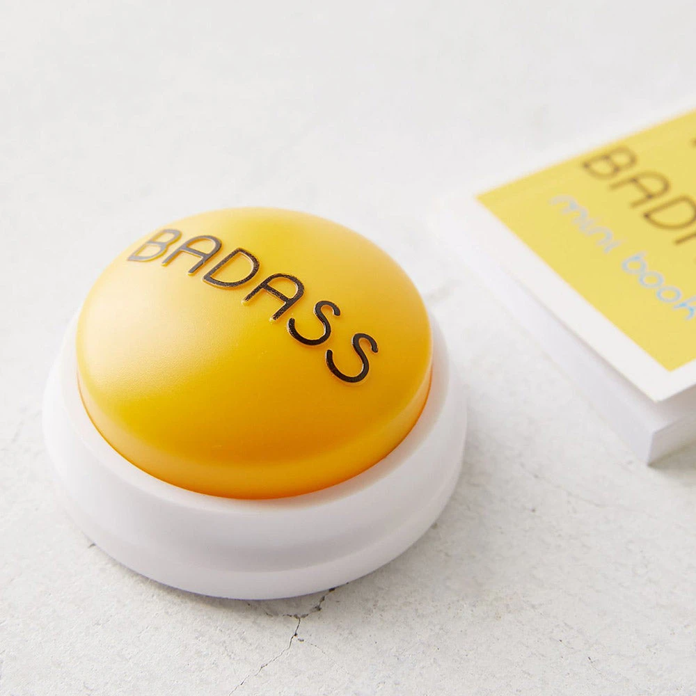 Brumby Sunstate You Are A Badass Talking Button & Book Office Gifts 4 Brumby Sunstate You Are A Badass Talking Button & Book Office Gifts