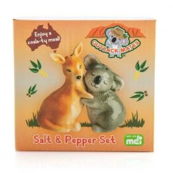 Mdi Aussie Outback Mates Salt & Pepper Shaker Set Gifts For Grandmas
