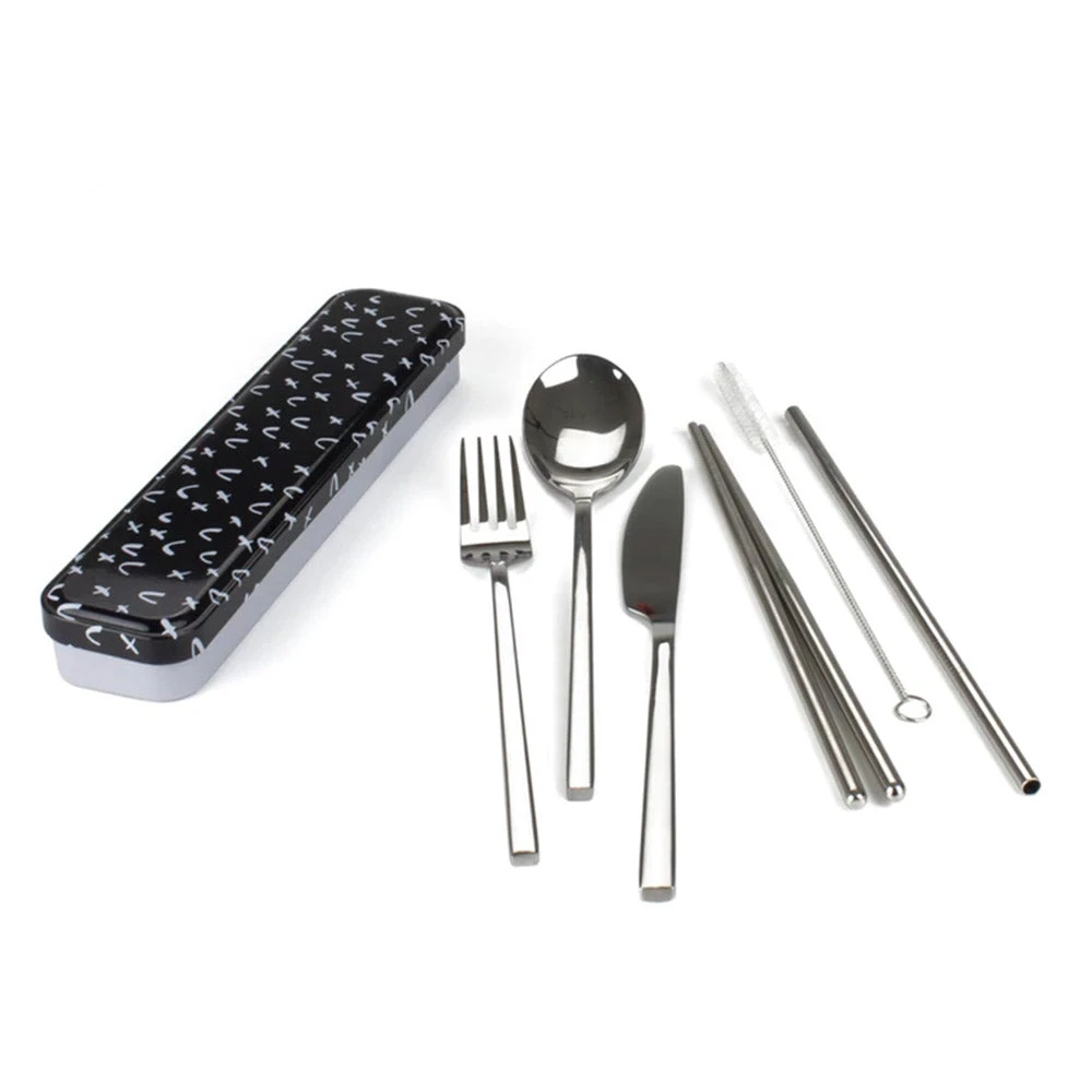 Steady Sticks Retro Kitchen Stainless Steel Cutlery Set With Tin Gadgets For Him 4 Steady Sticks Retro Kitchen Stainless Steel Cutlery Set With Tin Gadgets For Him