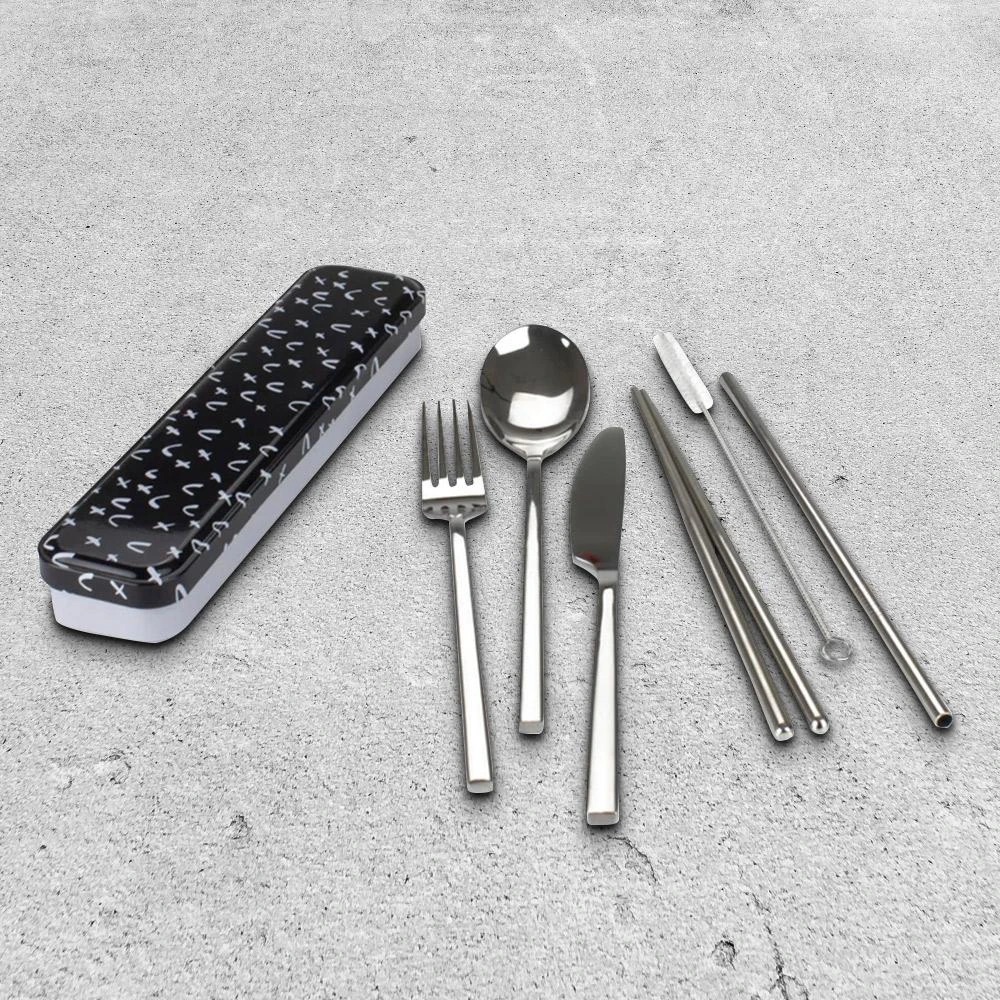 Steady Sticks Retro Kitchen Stainless Steel Cutlery Set With Tin Gadgets For Him 3 Steady Sticks Retro Kitchen Stainless Steel Cutlery Set With Tin Gadgets For Him