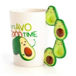 Mdi Let's Avo Good Time Avocado Handle Mug Mugs 10 Mdi Let's Avo Good Time Avocado Handle Mug Mugs