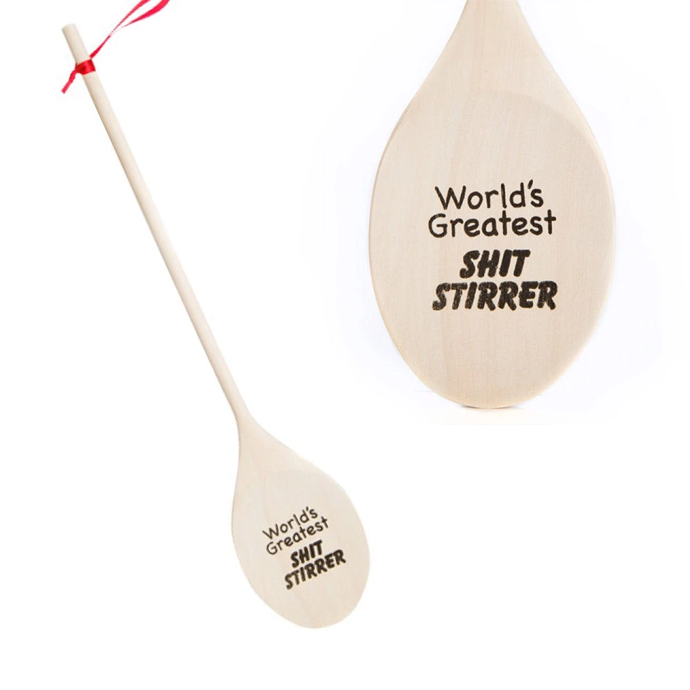 Mdi Man Cave Gifts Giant "World's Greatest Sh#t Stirrer" Wooden Spoon 50cm 4 Mdi Man Cave Gifts Giant "World's Greatest Sh#t Stirrer" Wooden Spoon 50cm