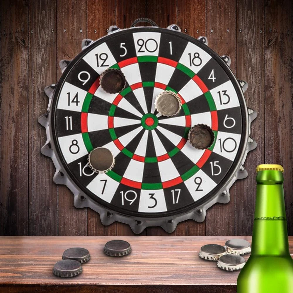 Mdi Beer Gifts Magnetic Bottle Cap Dart Board 3 Mdi Beer Gifts Magnetic Bottle Cap Dart Board