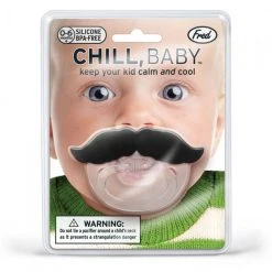 IsAlbi Chill, Baby Moustache Novelty Pacifier Dummy Gifts For Sisters