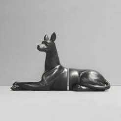 Yellow Octopus Store 32 For Dad Black Dog Bookends | White Moose