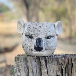 Ceramic Koala Planter Pot | White Moose