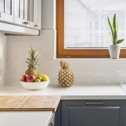 Pineapple Planter Pot Vessel | White Moose