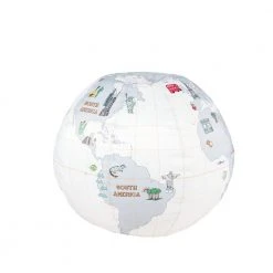 IWorld Australia Science STEM Toys Kids World Globe Canvas Beanbag 65cm