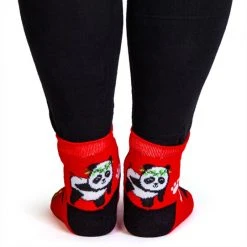 Mdi Silly Soles Nap Time Panda Socks Office Gifts