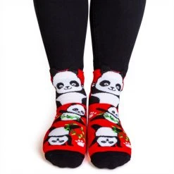 Mdi Silly Soles Nap Time Panda Socks Office Gifts
