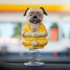 William Valentine Bobbing Dashboard Pug Buddha
