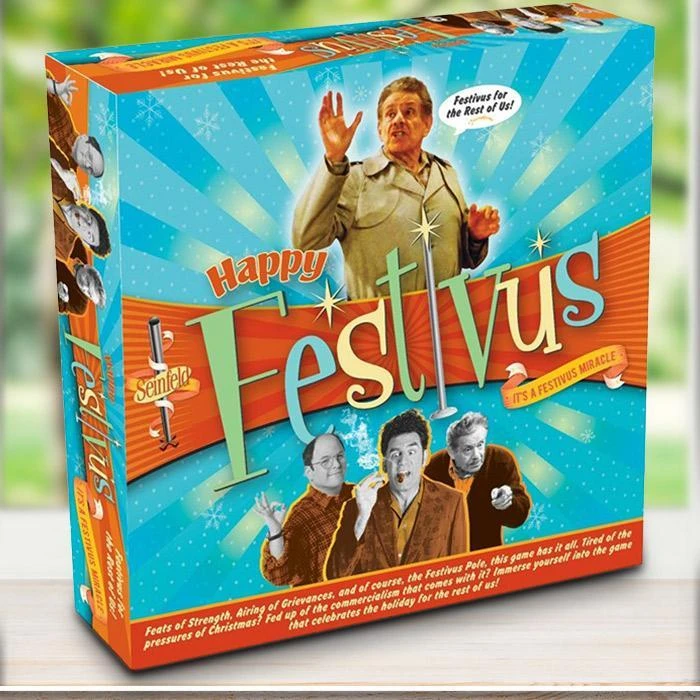 William Valentine Seinfeld "Happy Festivus!" Board Game 3 William Valentine Seinfeld "Happy Festivus!" Board Game