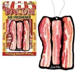 William Valentine Bacon Air Freshener Mens Novelty Gifts