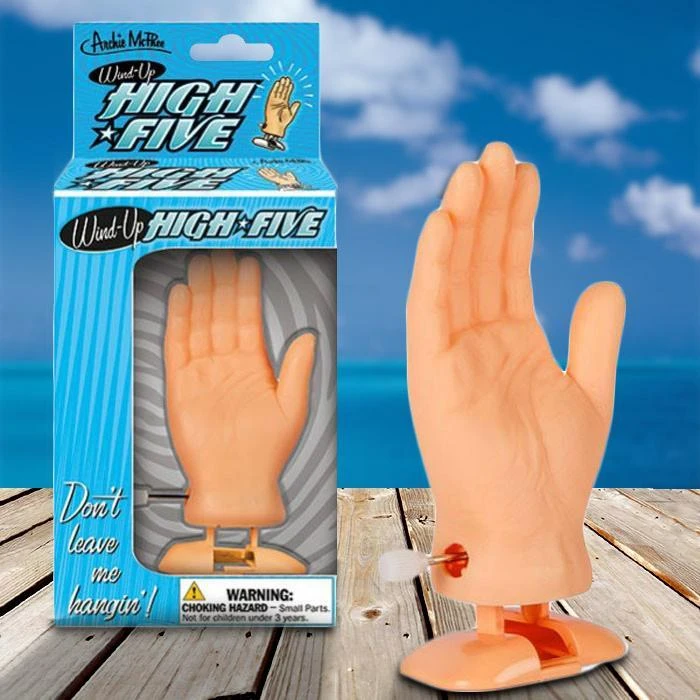 William Valentine Man Cave Gifts Wind-Up High Five 3 William Valentine Man Cave Gifts Wind-Up High Five