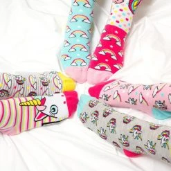 Outliving Magical Unicorn Odd Socks Gift Set - 3 Pairs Gifts For Sisters