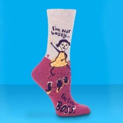 Optoco Office Gifts I'm Not Bossy I'm The Boss Ladies Socks