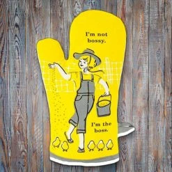Optoco I'm Not Bossy I'm The Boss Oven Mitt Gifts For Sisters