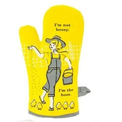 Optoco I'm Not Bossy I'm The Boss Oven Mitt Gifts For Sisters