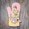 Optoco I've Got A Knife Oven Mitt 2 Optoco I've Got A Knife Oven Mitt
