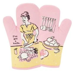 Optoco I've Got A Knife Oven Mitt