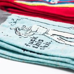 Optoco Funky Tees & Socks Swear Socks For Men