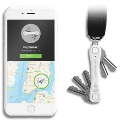 Zen Imports Gadgets For Him KeySmart Pro Key Organiser With Tile Smart Bluetooth Tracker - Black Or White