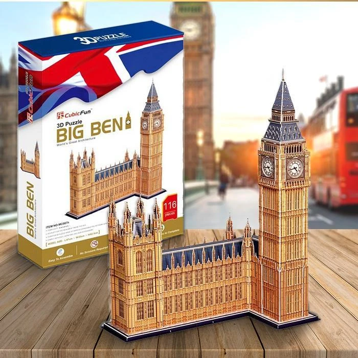 AM Living Science STEM Toys Big Ben 3D Puzzle: 117pcs 3 AM Living Science STEM Toys Big Ben 3D Puzzle: 117pcs