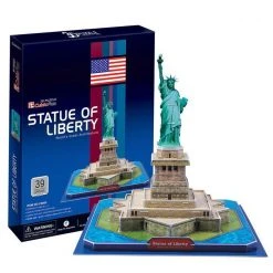 AM Living Cubic 3D Puzzle Statue Of Liberty 39pcs Science STEM Toys