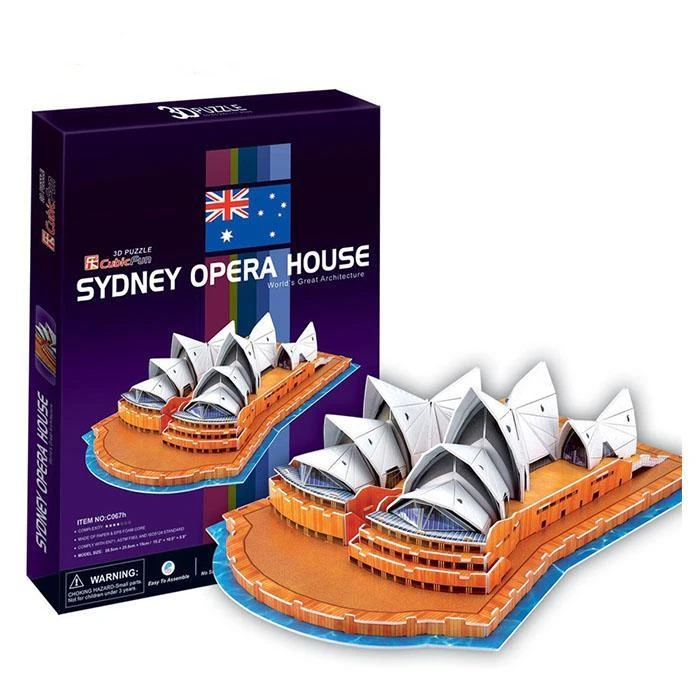 AM Living Science STEM Toys Cubic Fun 3D Puzzle Sydney Opera House 58pcs 3 AM Living Science STEM Toys Cubic Fun 3D Puzzle Sydney Opera House 58pcs