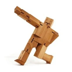 UNTIL Cubebot Small | Wooden Robot Puzzle Science STEM Toys