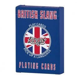 Curated British Slang Playing Cards Office Gifts
