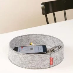 IsAlbi Kikkerland Set Of 2 Felt Catch-All Trays