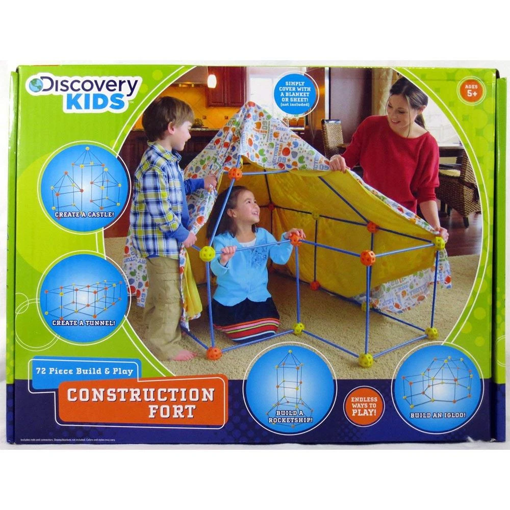 Outliving Kids DIY Build & Play Construction Fort Kit 72pc 7 Outliving Kids DIY Build & Play Construction Fort Kit 72pc