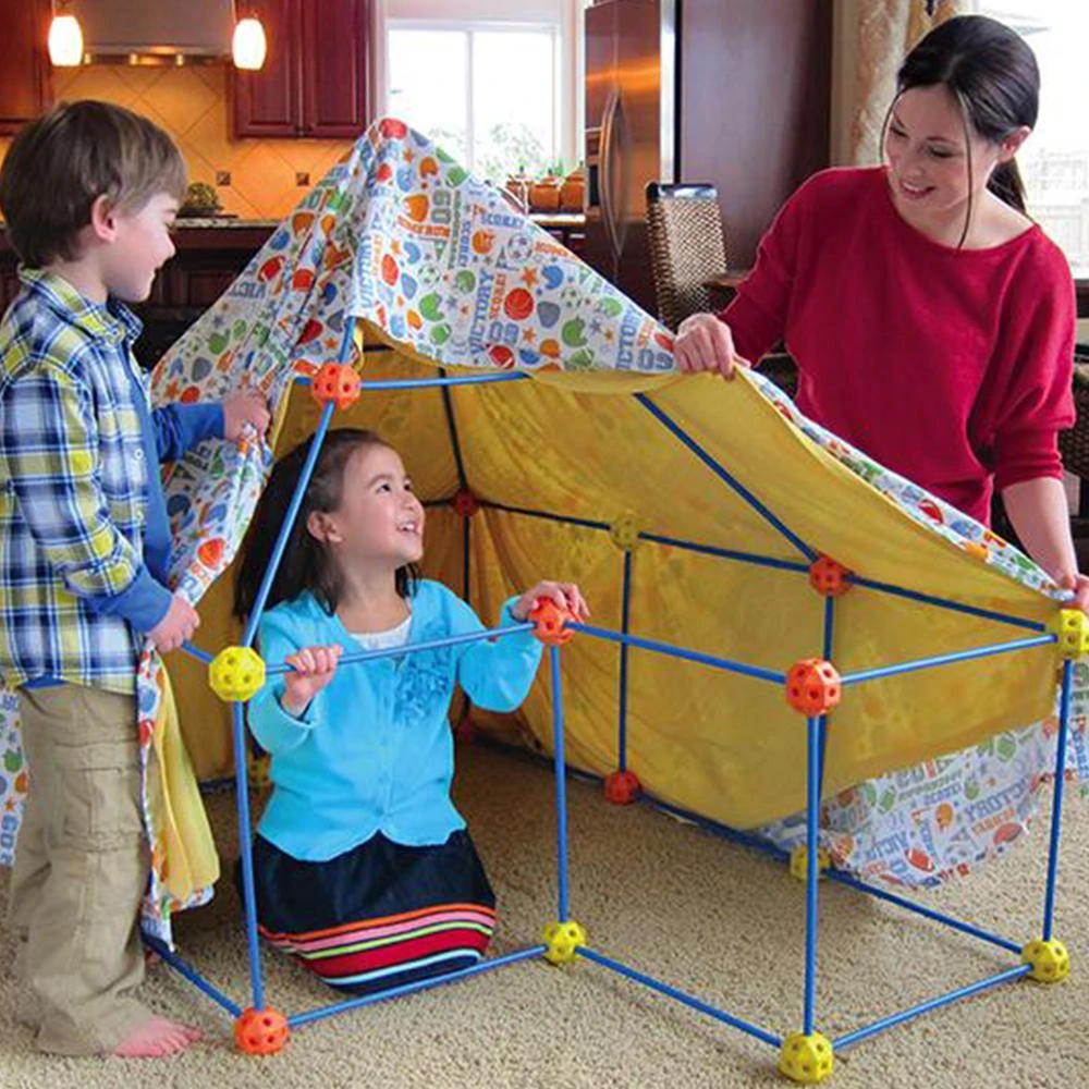 Outliving Kids DIY Build & Play Construction Fort Kit 72pc 3 Outliving Kids DIY Build & Play Construction Fort Kit 72pc