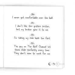 Brumby Sunstate 501 Excuses For A Bad Golf Shot Book